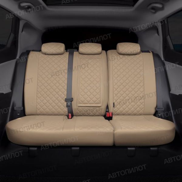 Чехлы Автопилот Экокожа Ромб на Jaecoo J7 (2023+)