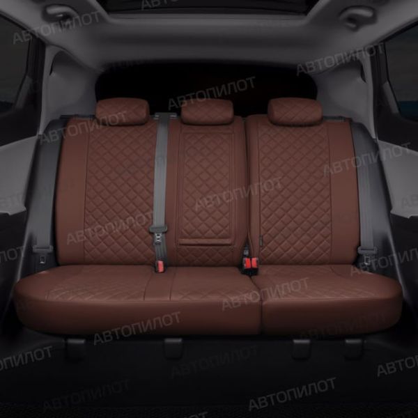 Чехлы Автопилот Экокожа Ромб на Jaecoo J7 (2023+)
