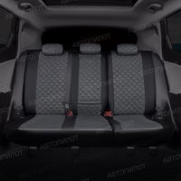 Чехлы Автопилот Алькантара Ромб на Dodge Caliber (2006-2012)