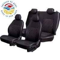 Чехлы Экокожа Турин Ромб на Hyundai i40 2012-2019 г.в.