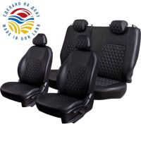 Чехлы Экокожа Турин Ромб на Hyundai i40 2012-2019 г.в.