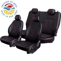 Чехлы Экокожа Турин Ромб на Hyundai i40 2012-2019 г.в.