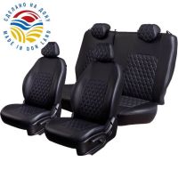 Чехлы Экокожа Турин Ромб на Hyundai i40 2012-2019 г.в.