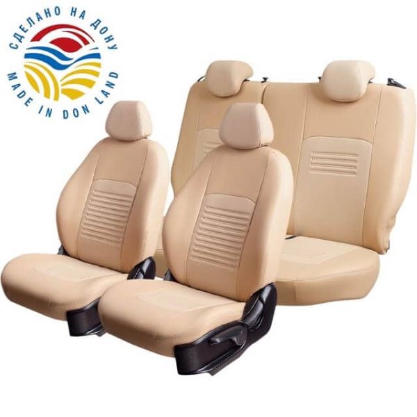 Чехлы Экокожа Турин Классик на Geely Monjaro