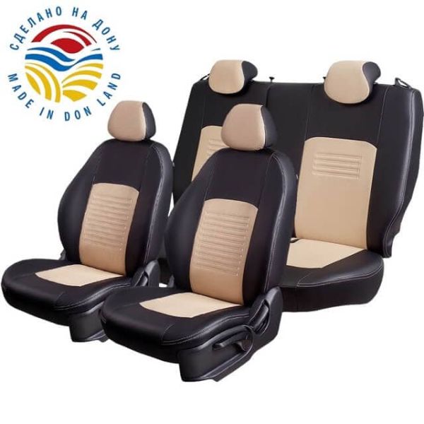 Чехлы Экокожа Турин Классик на Geely Monjaro