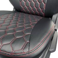 Чехлы Экокожа Ромб на Chevrolet Cruze