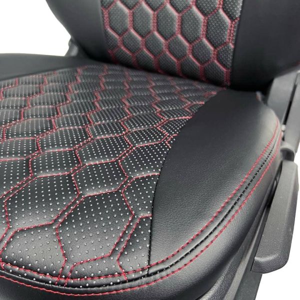Чехлы Экокожа Ромб на Chevrolet Cruze