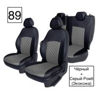 Чехлы Экокожа Ромб на Chevrolet Cruze